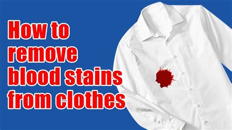 fake blood removal clothing|products to remove blood stains.